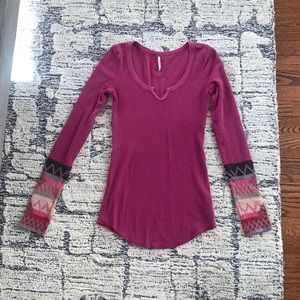 Free People Long Sleeve shirt, size medium